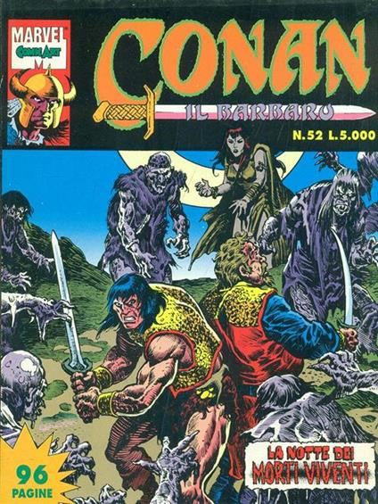 Conan N. 52 - La notte dei morti viventi - copertina