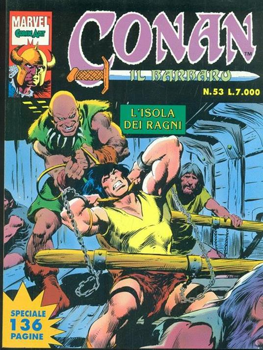 Conan N. 53. L'isola dei ragni - copertina