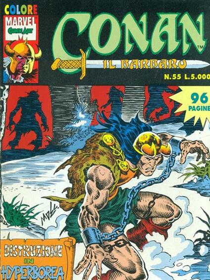 Conan N. 55. Distruzione in Hyperborea - copertina