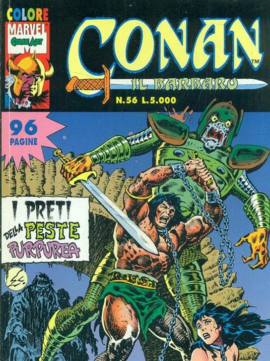 Conan N. 56. I preti della peste purpurea - copertina