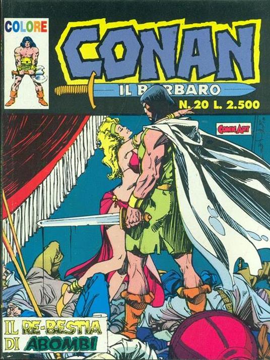 Conan N. 20. Il re-bestia di Abombi - copertina