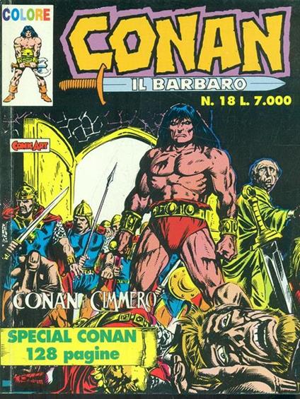 Conan N. 18. Conan il Cimmero - copertina
