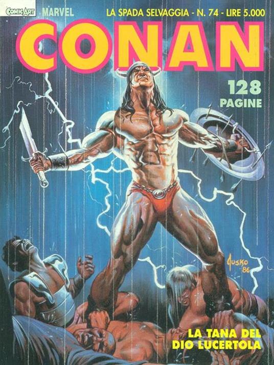 Conan N. 74 - La tana del dio lucertola - copertina