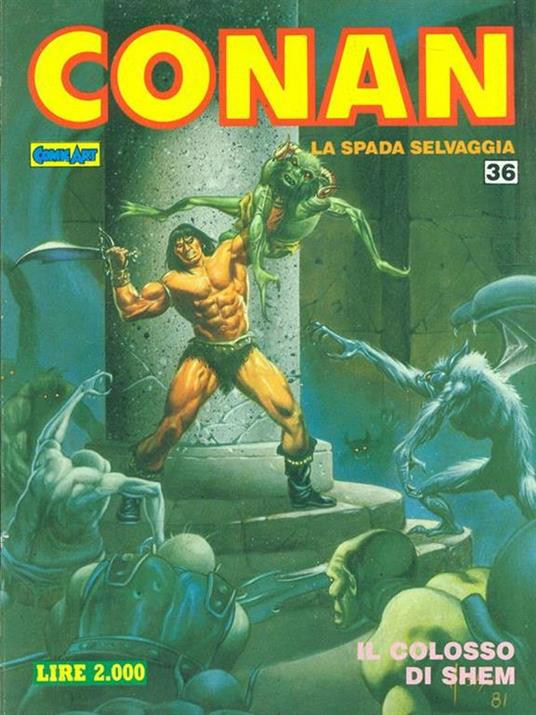 Conan N. 36. Il colosso di Shem - copertina