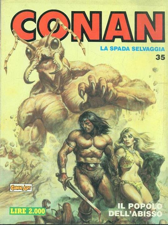 Conan N. 35. Il popolo dell'abisso - copertina