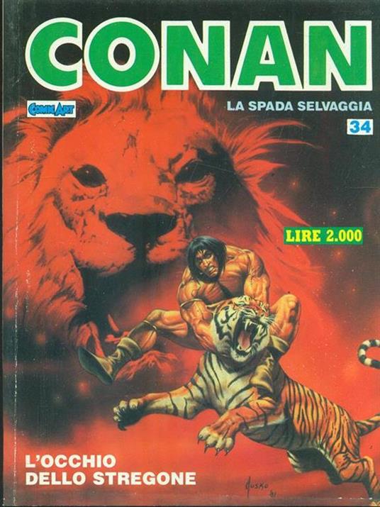 Conan N. 34. L' occhio dello stregone - copertina
