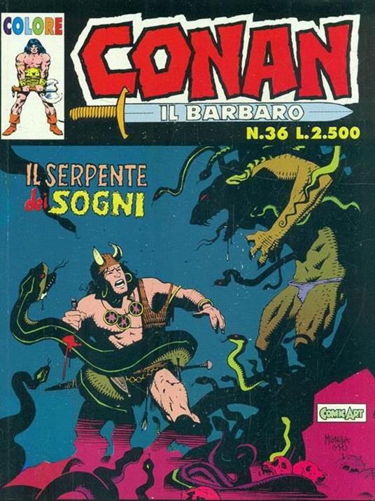 Conan N. 36. Il serpente dei sogni - copertina