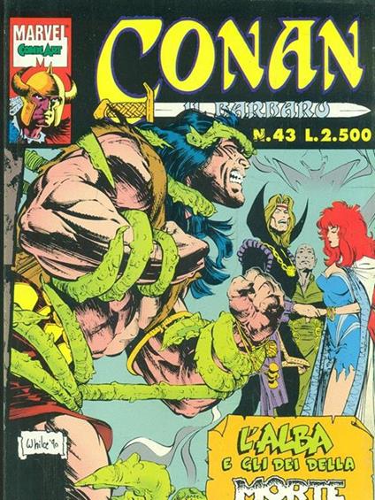 Conan N. 43. L' alba e gli dei della morte - copertina