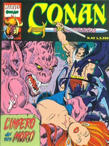 Conan N. 45. L' impero dei non morti - copertina