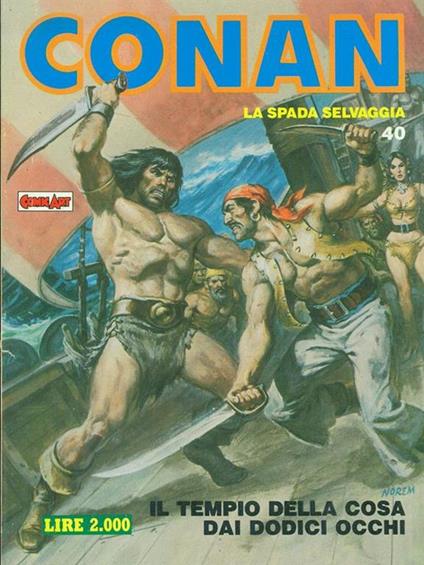 Conan N. 40. Il tempio dai dodici occhi - copertina