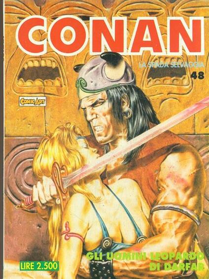 Conan N. 48. Gli uomini leopardo di Darfar - copertina