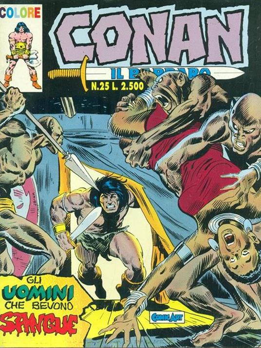 Conan N. 25 - Gli uomini che bevono sangue - copertina