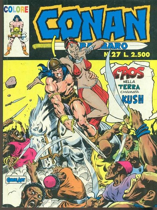 Conan N. 27. Caos nella terra chiamata Kush - copertina