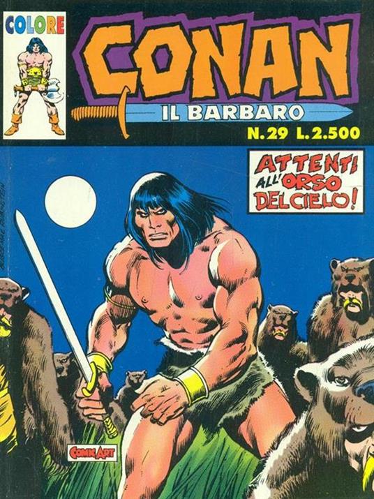 Conan N. 29 - Attenti all'orso dal cielo - copertina