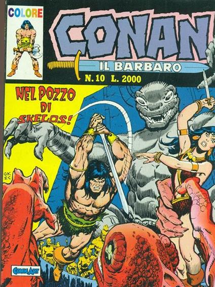 Conan N. 10. Nel pozzo di Skelos - copertina