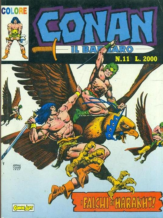 Conan N. 11. I falchi di Harakht - copertina