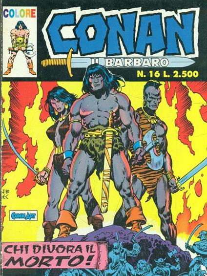 Conan N. 16. Ch divora il morto - copertina