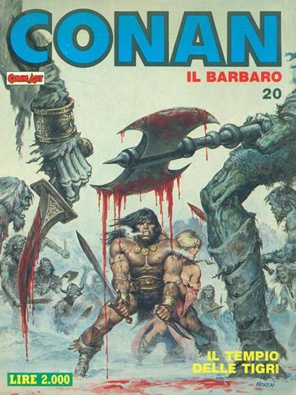Conan N. 20. Il tempio delle tigri - copertina