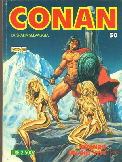 Conan N. 50. Quando un dio vive - copertina