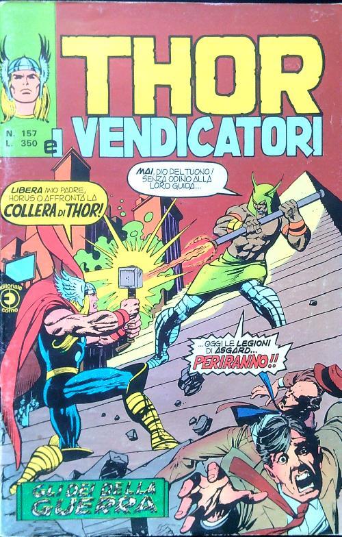 Thor e i vendicatori 157 / gli dei della guerra