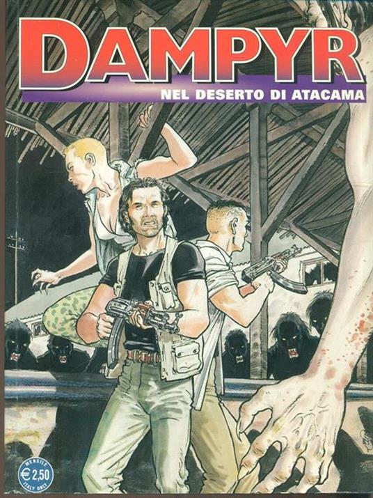 Dampyr 70. Nel deserto di Atacama - copertina