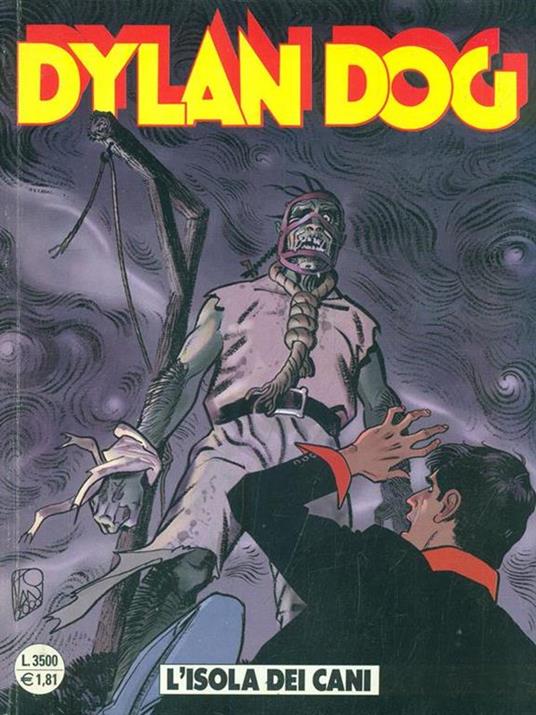 Dylan Dog 165. L'isola dei cani - copertina