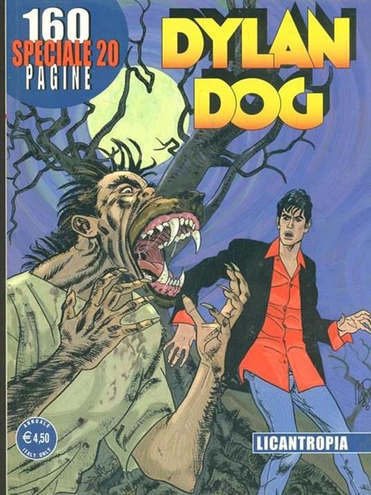 Dylan Dog N. 20. Licantropia - copertina