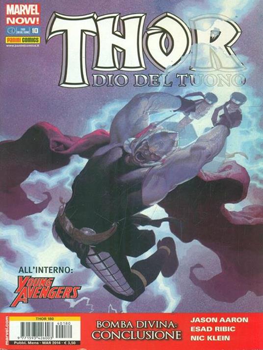 Thor Dio del tuono N. 180/Mar 2014. Bomba divina: conclusione - copertina