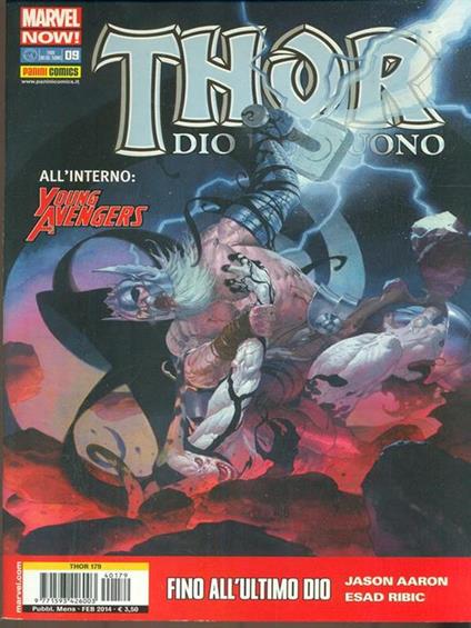 Thor Dio del tuono N. 179/Feb 2014. Fino all'ultimo Dio - copertina