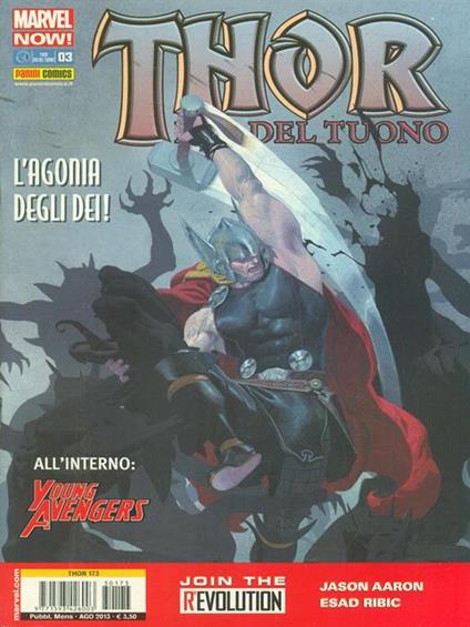 Thor Dio del tuono N. 173/Ago 2013. L'agonia degli dei! - copertina