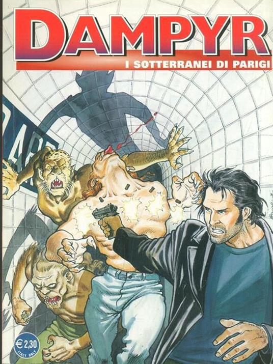 Dampyr 48. I sotterranei di Parigi - copertina