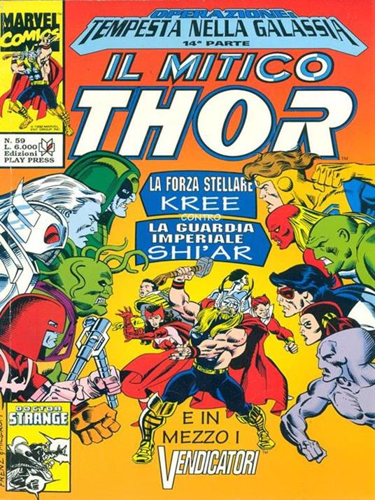 Il mitico Thor n.59. gennaio 1994 - copertina
