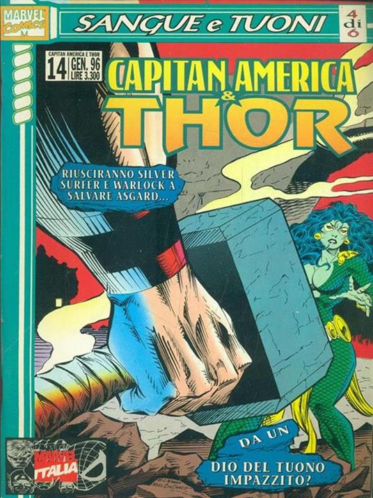 Capitan America & Thor. N. 14 Gen. 96 - copertina
