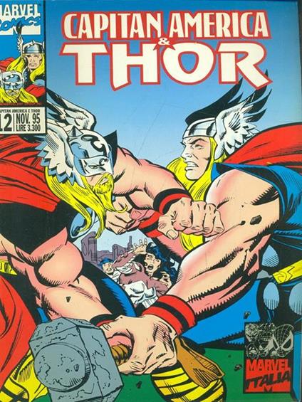 Capitan America & Thor. N. 12 Nov. 95 - copertina