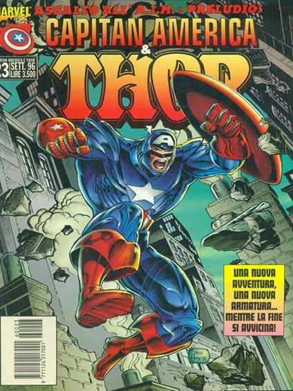 Capitan America & Thor. N. 23 Set. 96 - copertina