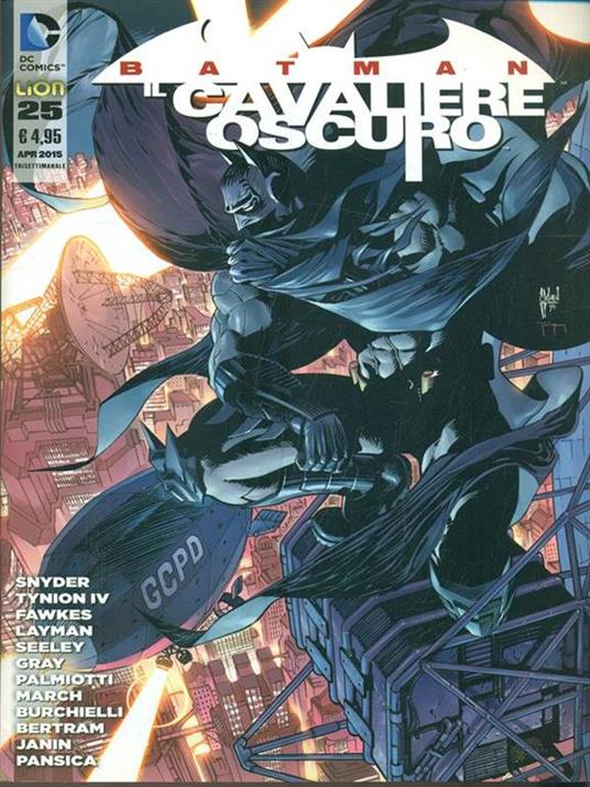 Batman il Cavaliere Oscuro n. 25. aprile 2014 - copertina