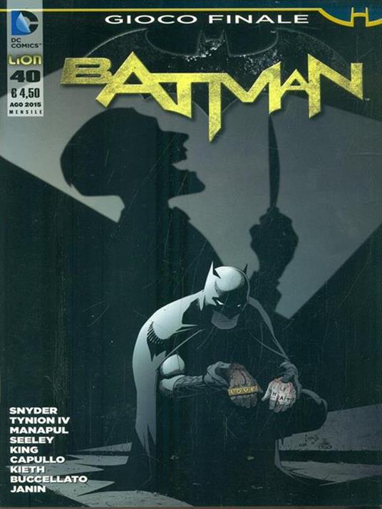 Batman nuova serie n. 40 (Batman n. 97). agosto 2015 - copertina