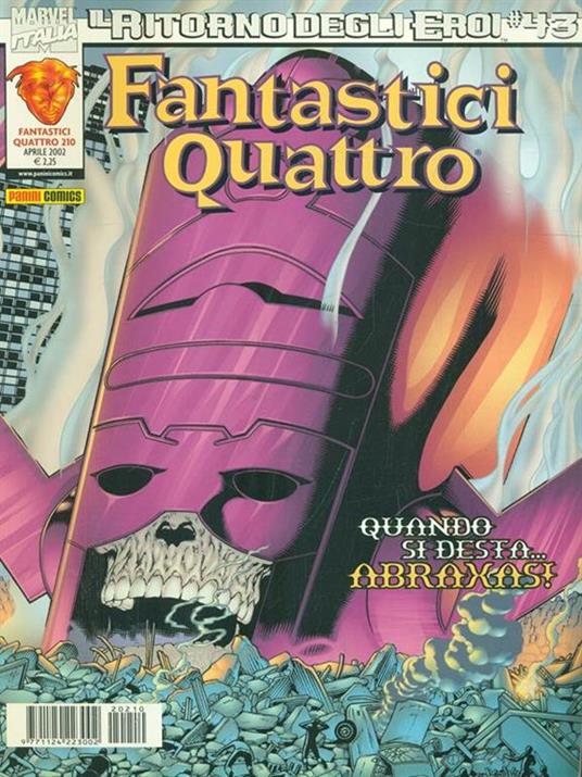 Fantastici Quattro n. 210 - aprile 2001 - copertina
