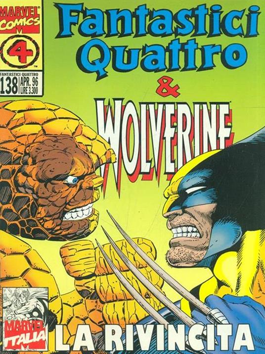 Fantastici Quattro n. 138 - apr. 95 - copertina