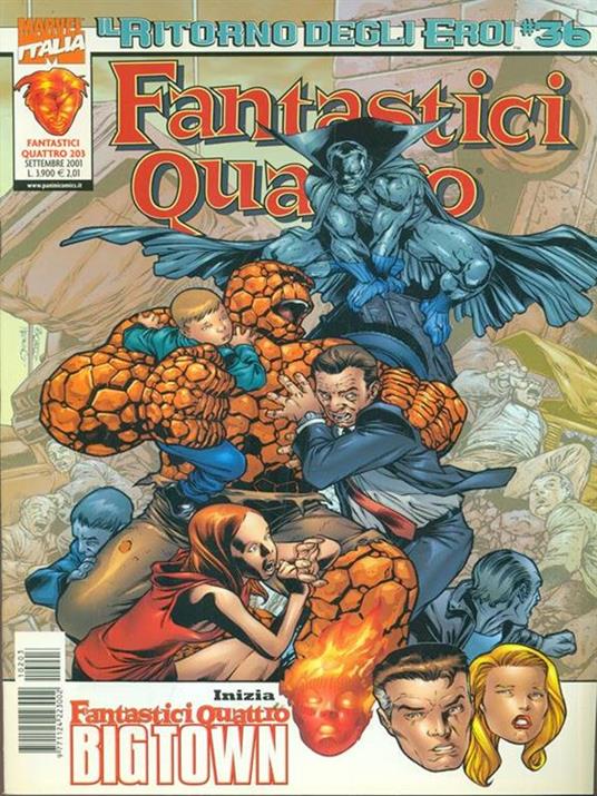 Fantastici Quattro n. 203. settembre 2000 - copertina