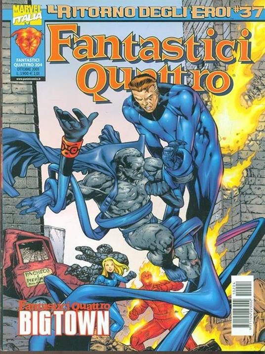 Fantastici Quattro n. 204. ottobre 2000 - copertina