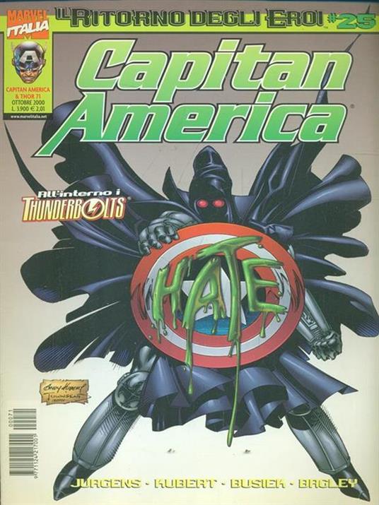 Capitan America n. 71. ottobre 2000 - copertina
