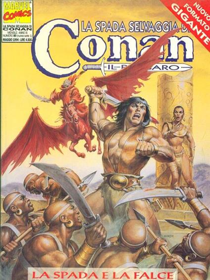 La spada selvaggia di Conan 89 / maggio 1994 La spada e la falce - copertina