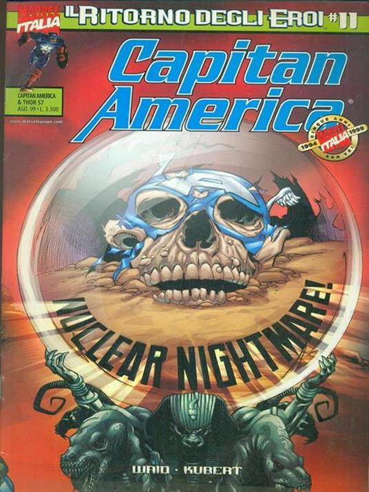 Capitan America n. 57 - agosto 1999 - copertina