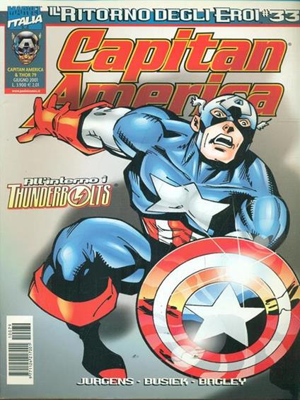 Capitan America n. 79. giugno 2001 - copertina