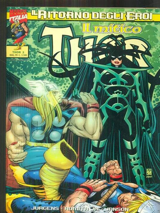 Il mitico Thor n 2 / Il ritorno degli eroi - copertina