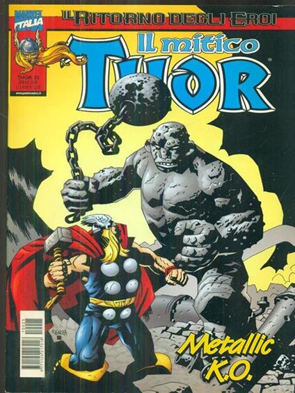 Il mitico thor 25 / aprile 2001 - copertina