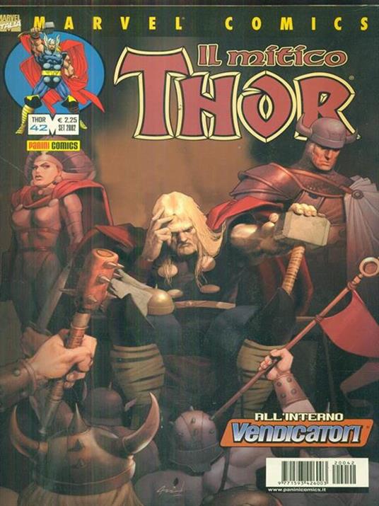 Il mitico thor 42 / set 2002 - copertina