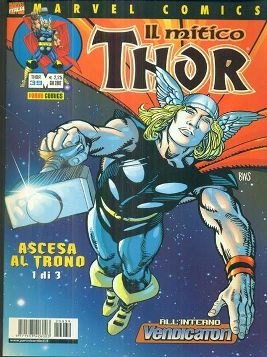 Il mitico thor 39 / giù 2002 - copertina