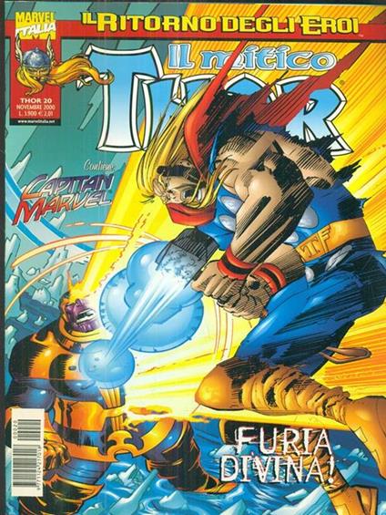 Il mitico thor 20 / novembre 2000 - copertina